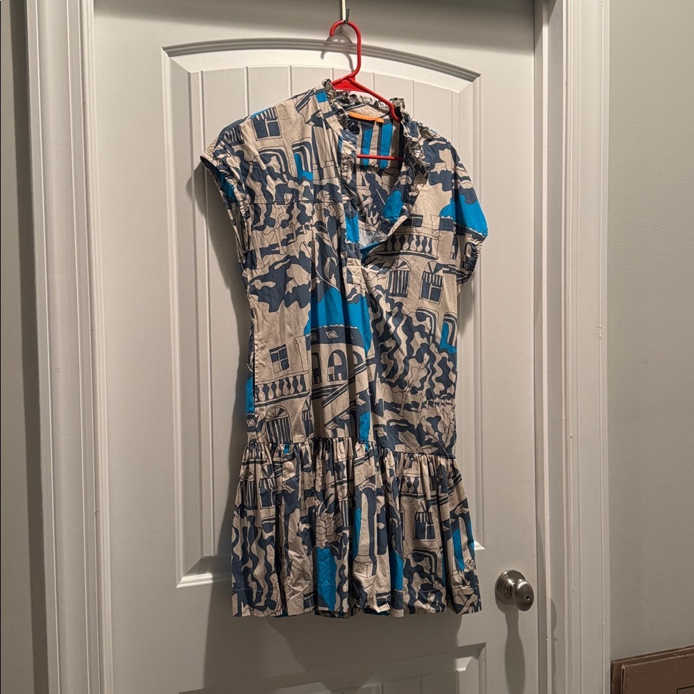 Oliphant Roma Cap Sleeve Dress